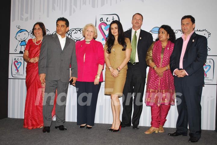 Bollywood actress Preity Zinta at Human Trafficking NGO Event at Taj land''s End in Mumbai