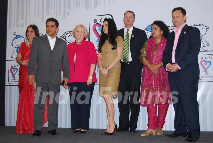 Bollywood actress Preity Zinta at Human Trafficking NGO Event at Taj land''s End in Mumbai