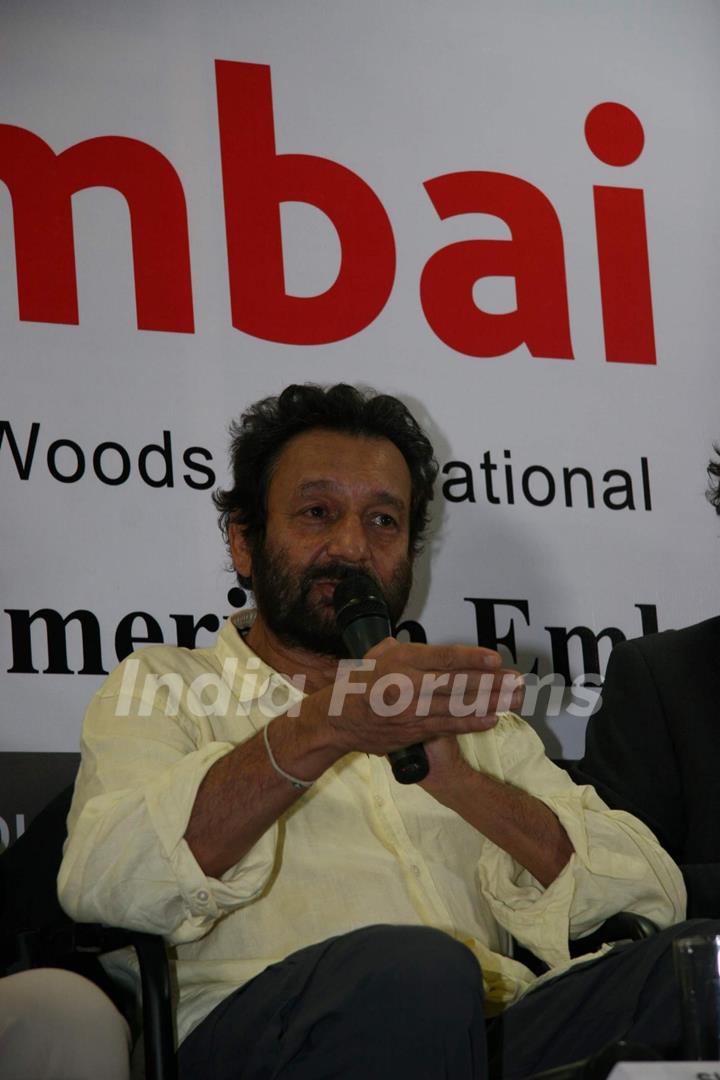 Filmmaker Shekhar Kapoor at Embassy of Spain for the laonch of film festival in Whistling Woods