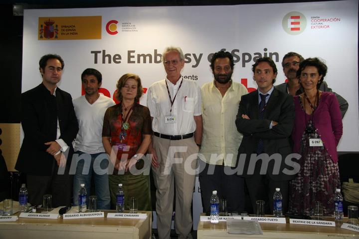 Filmmaker Shekhar Kapoor at Embassy of Spain for the laonch of film festival in Whistling Woods