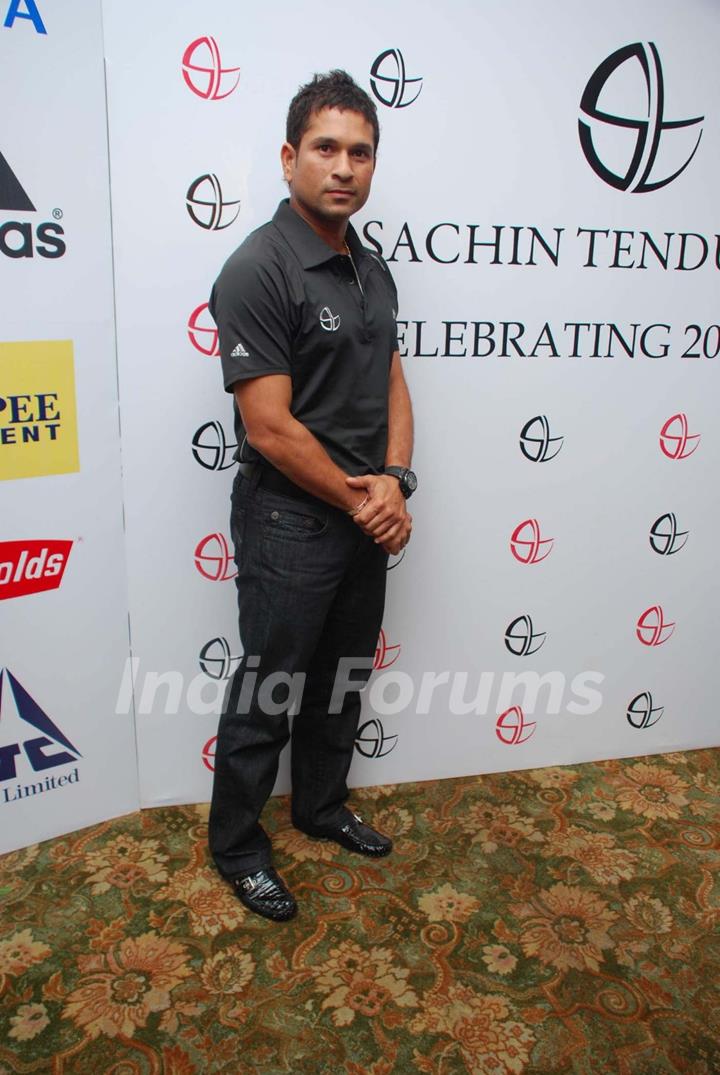 Sachin Tendulkar celebrates splendid 20 years of cricket at Taj Land''s End