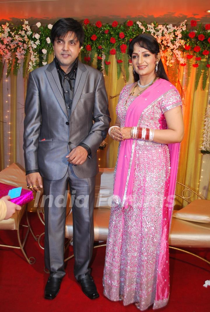 Upasana Singh''s Wedding Reception at Time N Again, Andheri in Mumbai Tuesday Night