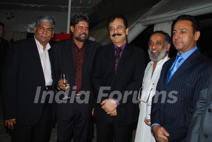 Kapil Dev, Subroto Roy and Gulshan Grover Lalit Intercontinental Anniversary