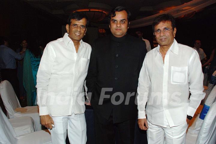 Filmmakers Abbas Mastan with Aniruddh Dhoot at the bash of Videocon''s Aniruddh Dhoot