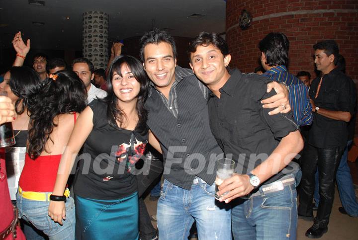 Team of Crime series CID having fun at a celebration bash at Marimba Lounge