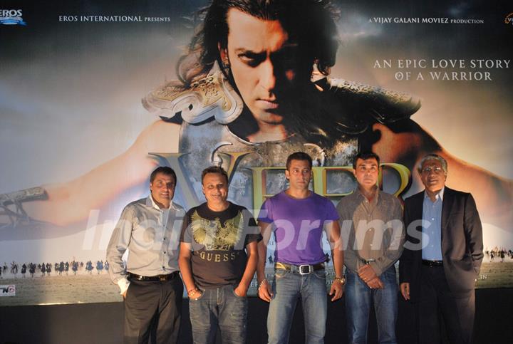 Salman Khan at &quot;Veer&quot; film first look