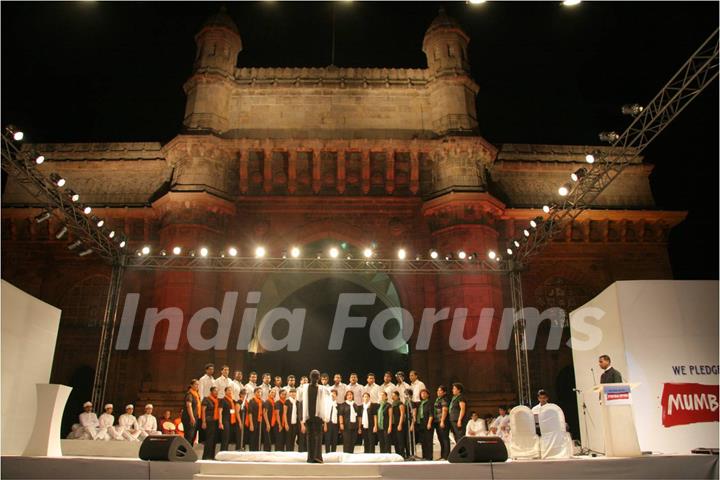 Guest at 26/11 gateway of india event