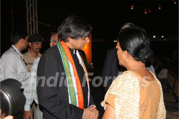 Guest at 26/11 gateway of india event