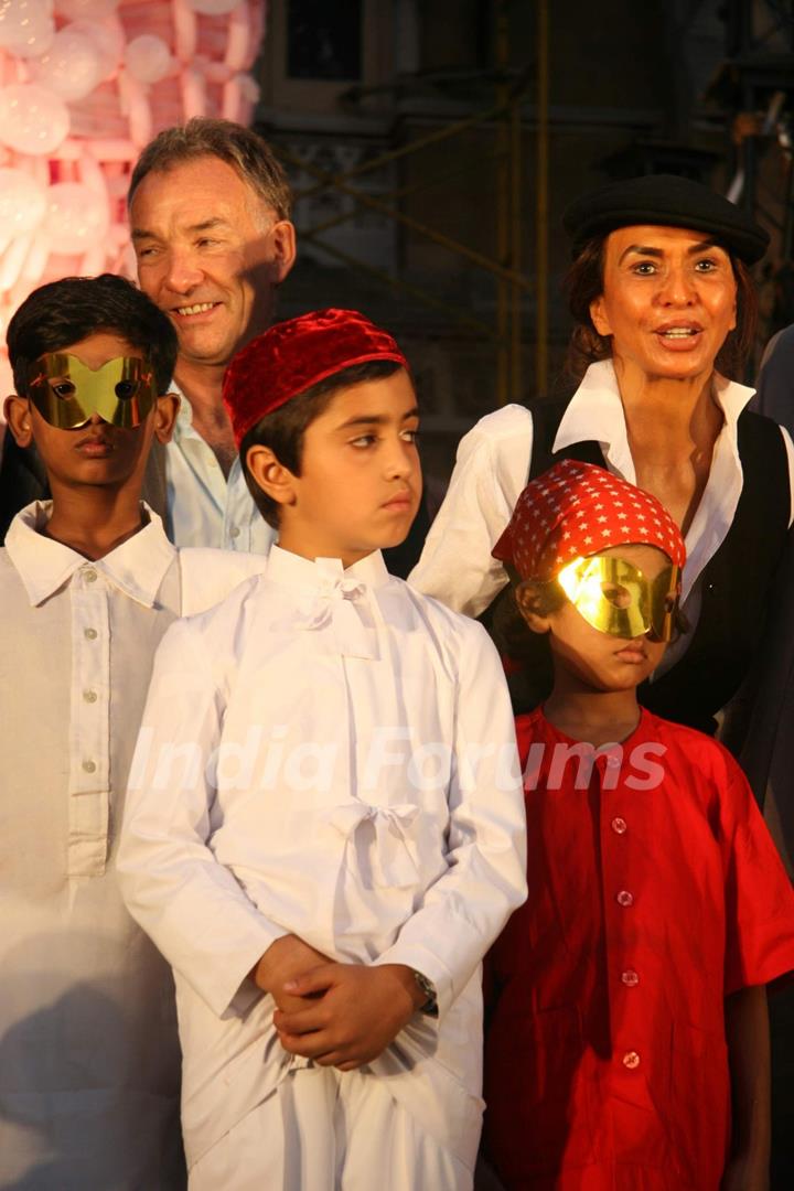 Founder of Heroes Project Parmeshwar Godrej pose for the photographers during the launch of new communication campaign ''HIV'' and ''Soul Cages''