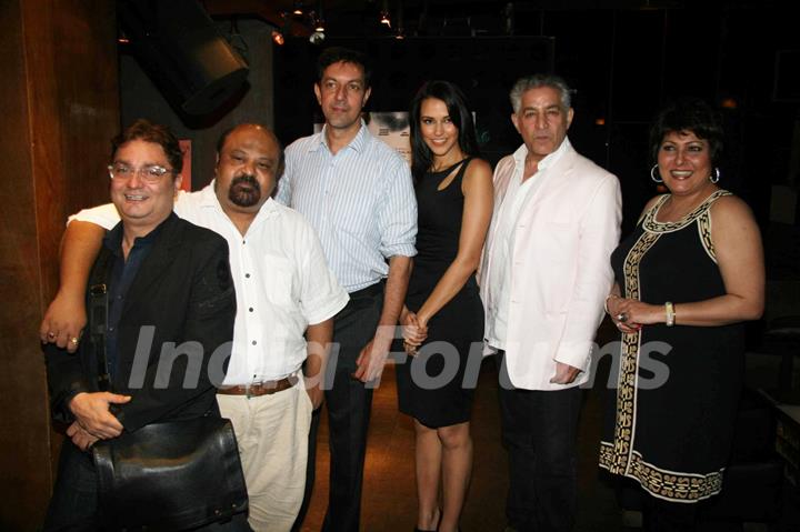 Vinay Pathak, Rajat Kapoor and Neha Dhupia at a press meet of film &quot;Raat Gaye Baat Gaye&quot; at Magic, Worli