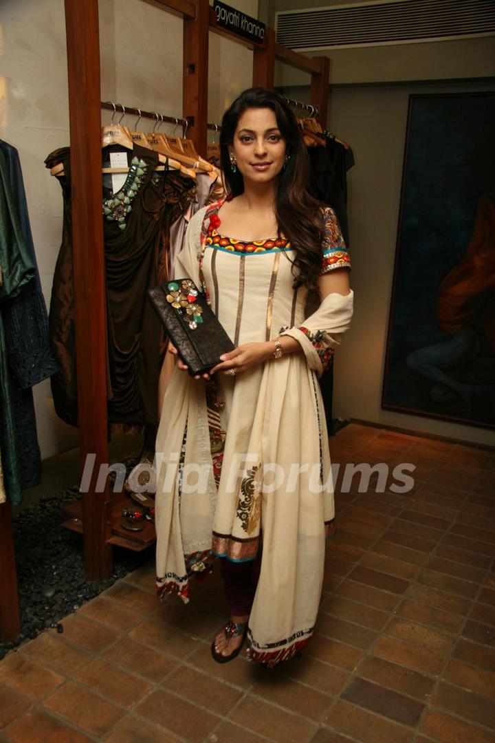 Juhi Chawla grace Fuel''s Style & Sculpture workshop in Mumbai on Wednesday Evening