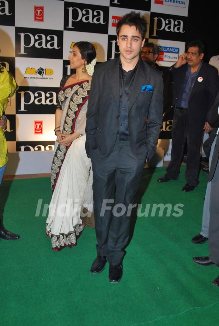 Bollywood actor Imran Khan at the premiere of film &quot;Paa&quot;