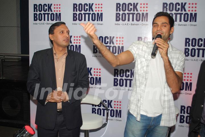 Bollywood actor Abhay Deol at the press meet of the relaunch of &quot;Rock Bottom&quot; lounge in Juhu