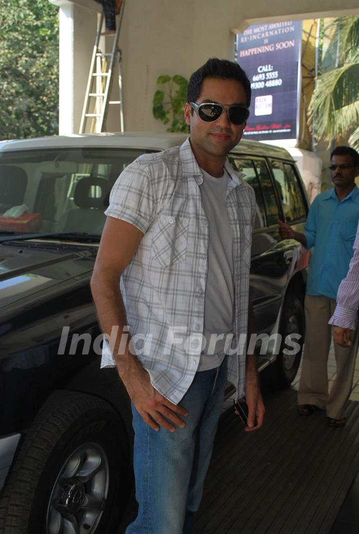 Bollywood actor Abhay Deol at the press meet of the relaunch of &quot;Rock Bottom&quot; lounge in Juhu