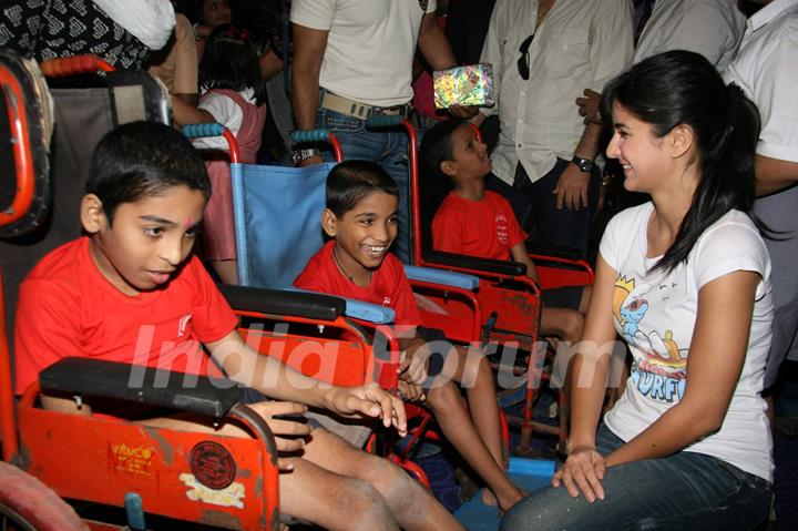 Katrina Kaif at De Dana Dan Special Screening for Kids, PVR Goregaon (IANS: Photo)