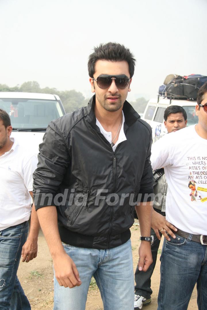 Ranbir Kapoor at the Big Adda Yamaha Bike Rally