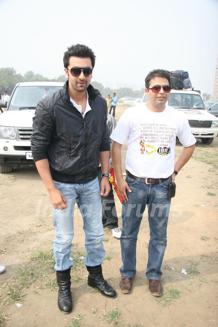 Ranbir Kapoor at the Big Adda Yamaha Bike Rally