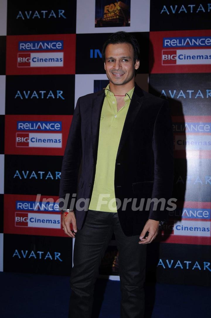 Bollywood actor Vivek Oberoi at the premier of Hollywood movie &quot;Avataar&quot; at INOX