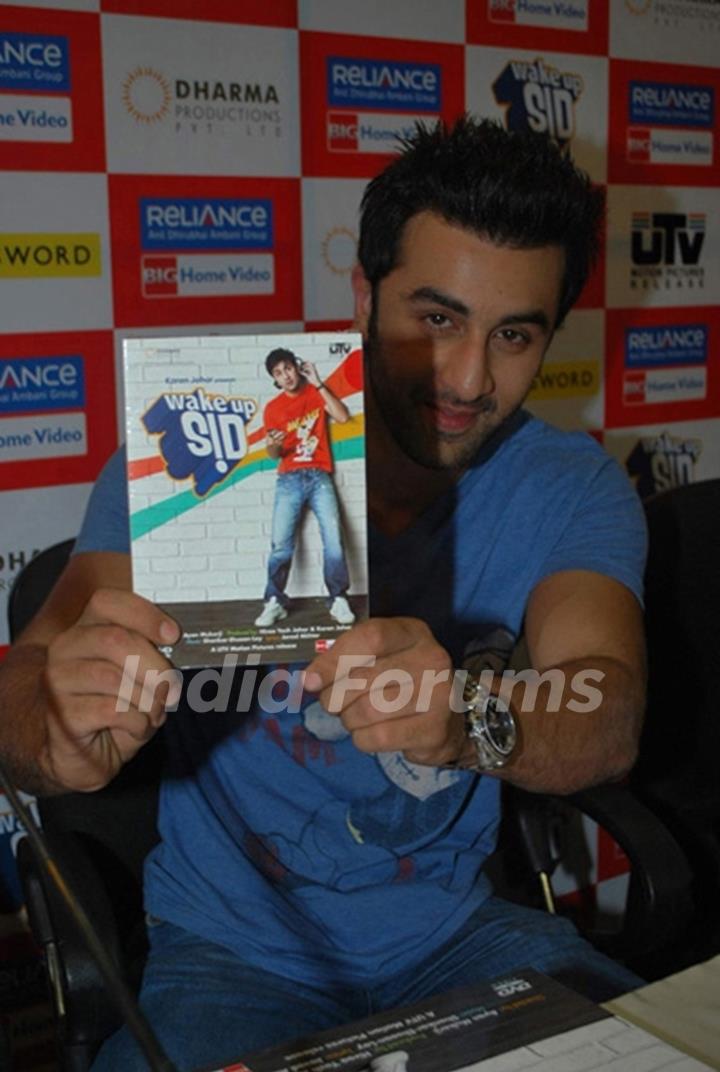 Ranbir Kapoor at Wake Up Sid DVD launch