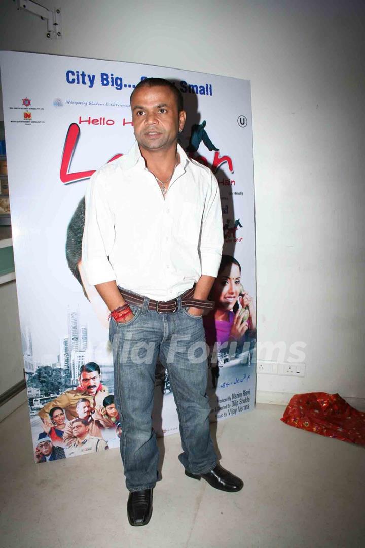 Bollywood comedian Rajpal Yadav at the music launch of &quot;Hum Lallan Bol Rahe Hai&quot; at Puro, Bandra, Mumbai