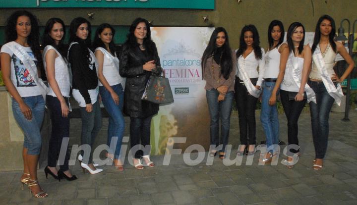 The audition round of the Pantaloons Femina Miss India (east)2010 started in Kolkata on 5th Jan  Actress June Malia & Fashion Designer Agnimitra Paul thoroughly assessed and scrutinized each of the selected girls