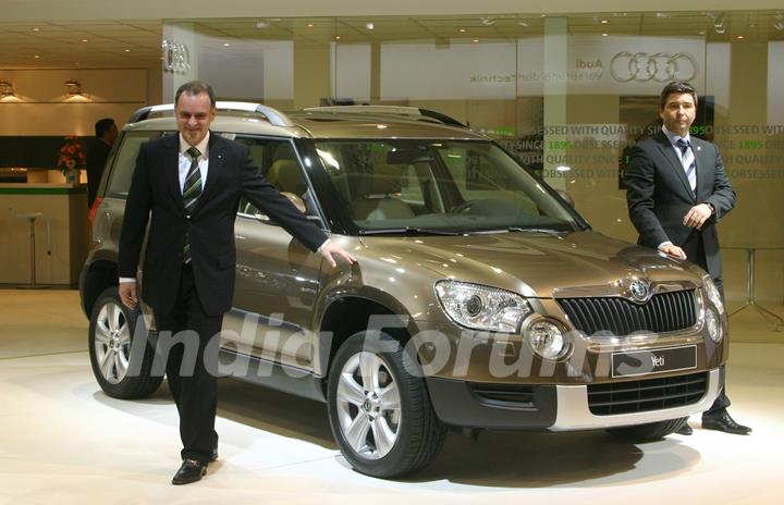 New Delhi,05 Jan 2010- The launch of Skoda''s'''' Yeti'''' at the ''''10 th Auto Expo 2010'''', in New Delhi on Teusday