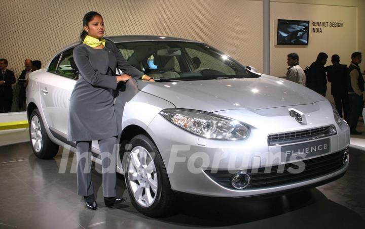 New Delhi,05 Jan 2010- Renault&quot;s ''''Fluence'''' at the ''''10 th Auto Expo 2010'''', in New Delhi on Teusday