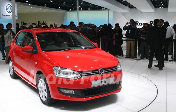 New Delhi,06 Jan 2010- Volkswagen,s ''''Polo'''' at the ''''10 th Auto Expo 2010''''