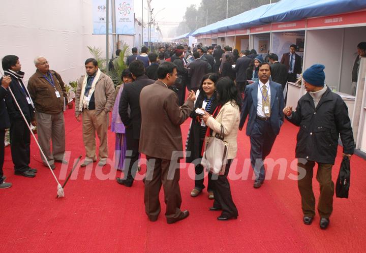 Delegates at the inaugural of '''' 8th Pravasi Bharatiya Divas'''' in New Delhi on Friday