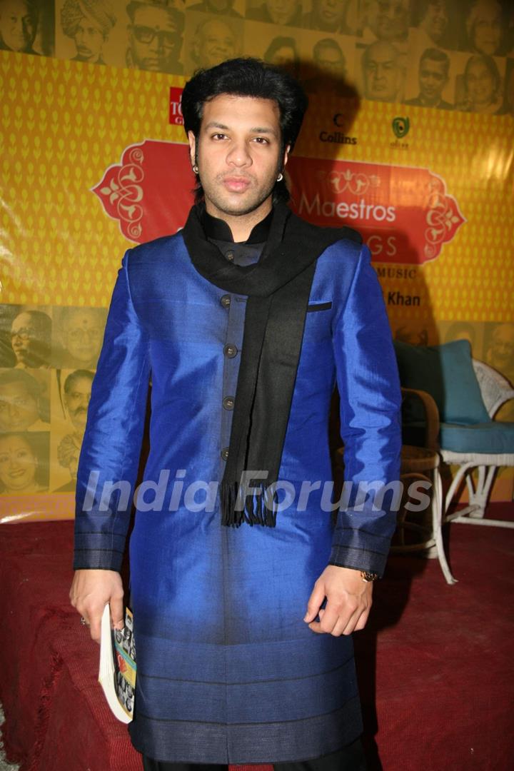 Ayaan Ali Khan''s at book launch of &quot;50 Maestros Recordings&quot; at Olive