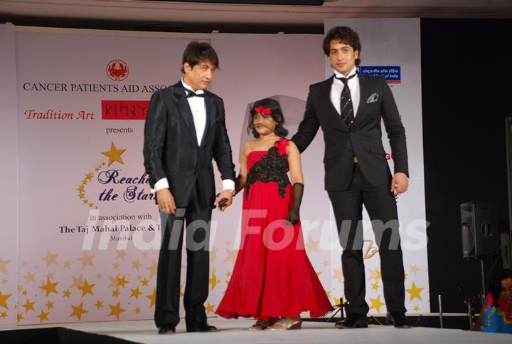 Shekhar Suman and Adhyayan Suman at CPAA fashion show at Taj Hotel