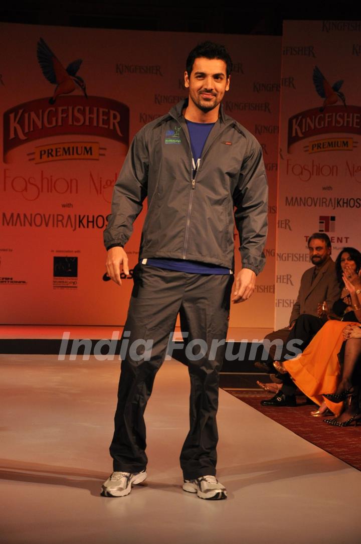 John Abraham Walk at SCMM Fashion Night at Hilton Towers in Mumbai