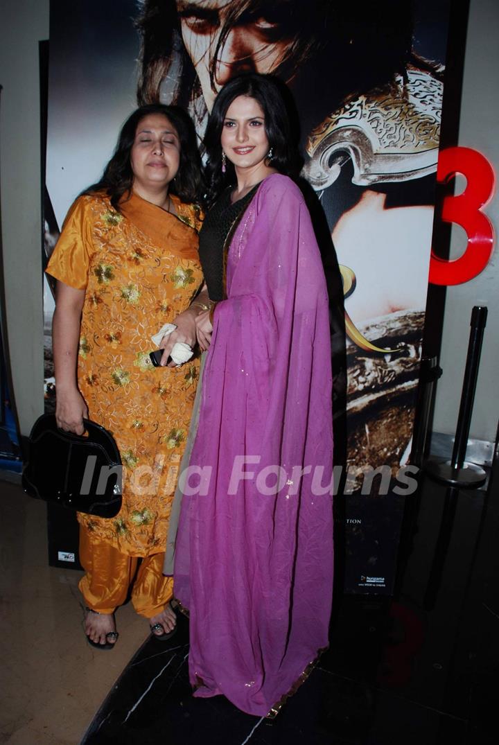 &quot;Veer&quot; actress Zarine Khan at the screening of her movie