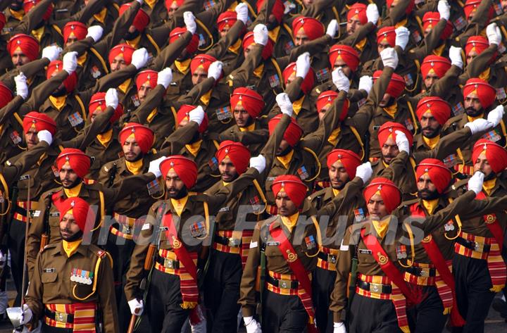 Republic day rehearsal at Rajpath on Saturday New Delhi, 23 Jan 2010