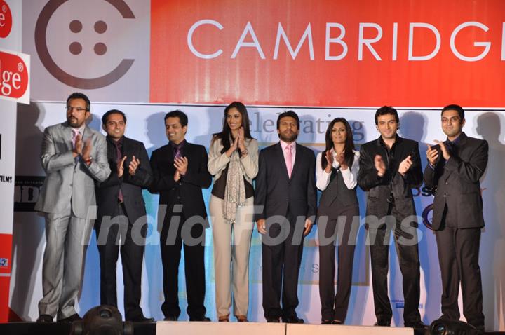 Hide N seek star cast on the ramp for Cambridge shirts anniversary show at Blue Sea