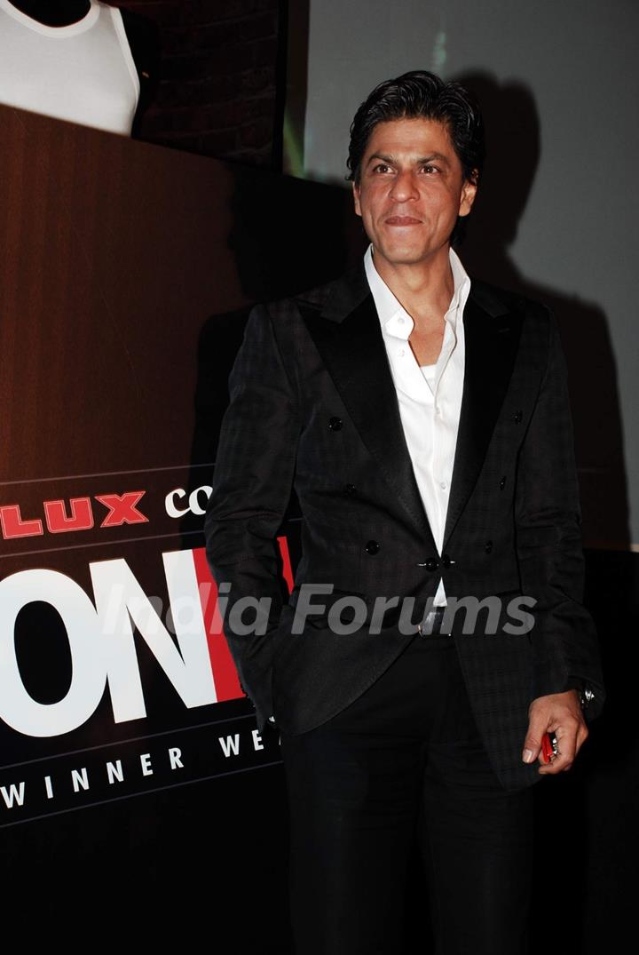 Shah Rukh Khan announced ambassador of Lux innerwear at Sahara Star