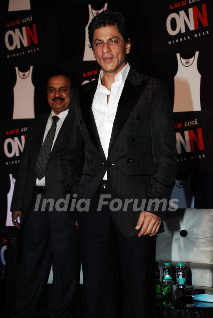 Shah Rukh Khan announced ambassador of Lux innerwear at Sahara Star