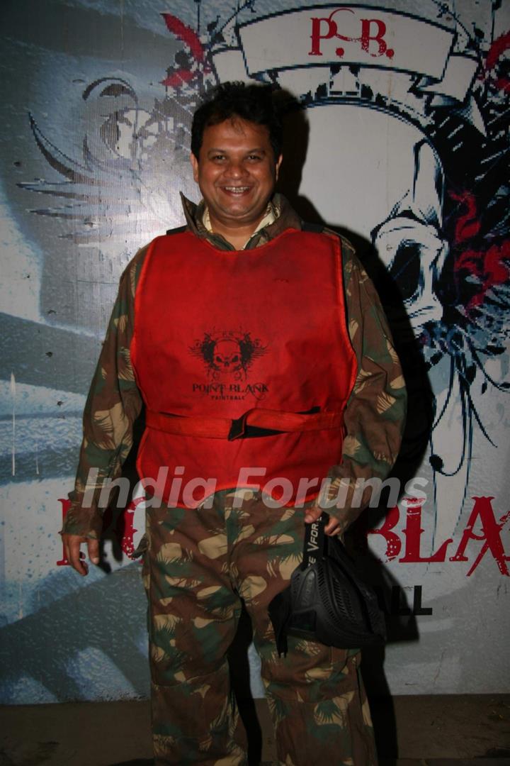 A guest at Nisha Harele''s paint ball championships Point Blank at Dadar