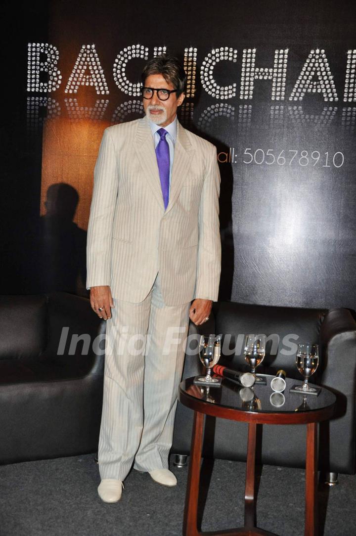 Amitabh Bachchan unveils Bachchan Bol at Trident in Mumbai on Tuesday Evening