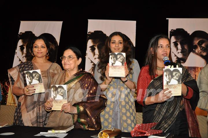 Tabu and Shabana Azmi at Kaifi Azmi Book launch at Andheri, Mumbai