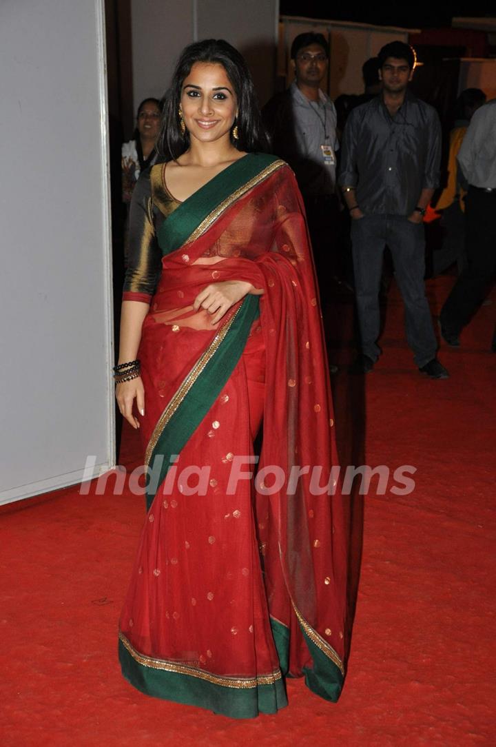 Vidya Balan on Airtel Mirchi Music Awards at Bandra, in Mumbai