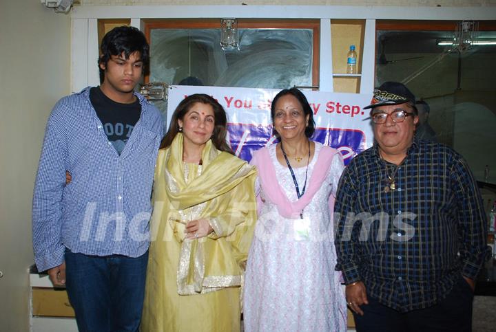 Bollywood actress Dimple Kapadia at Cancer Survivor event at Damodar Hall, Parel