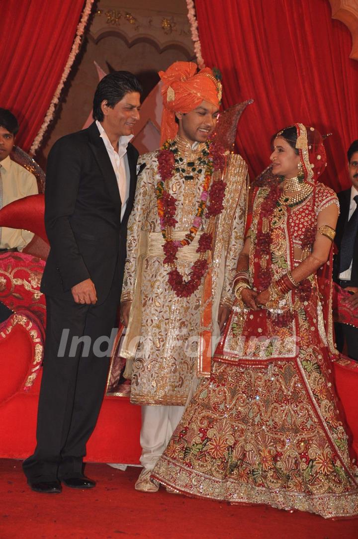 Shah Rukh Khan at Saurabh Dhoot and Radhika Singal''s wedding