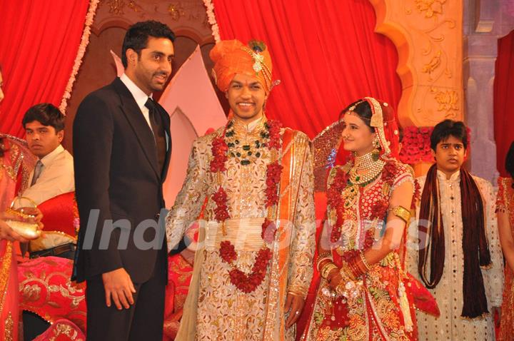 Abhishek Bachchan at Saurabh Dhoot and Radhika Singal''s wedding