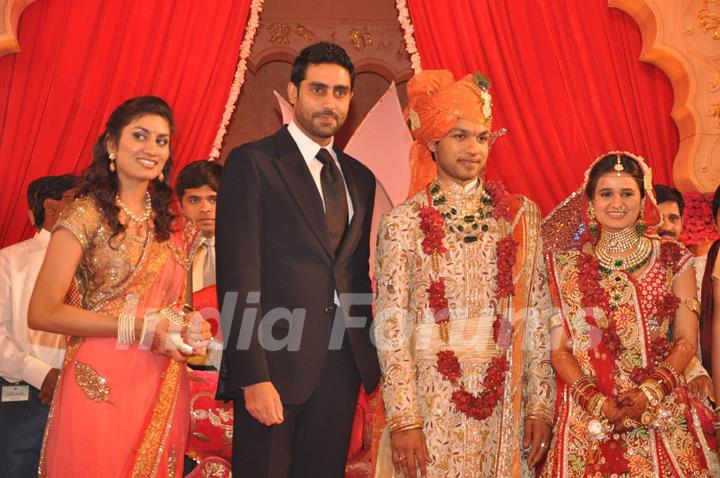 Abhishek Bachchan at Saurabh Dhoot and Radhika Singal''s wedding