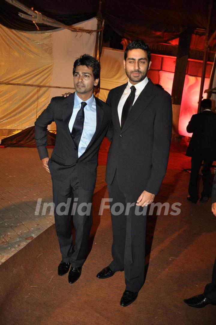 Abhishek Bachchan at Saurabh Dhoot and Radhika Singal''s wedding