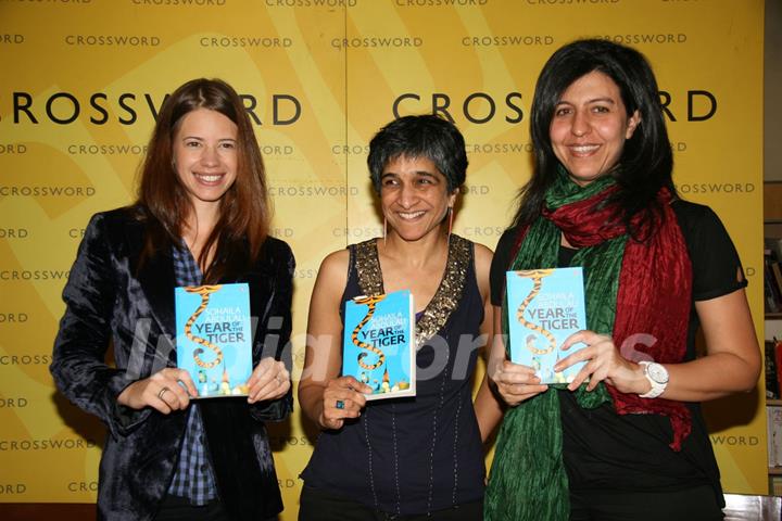 Kalki Koechin unveils ''The Year of the Tiger'' book at Crossword, Mumbai