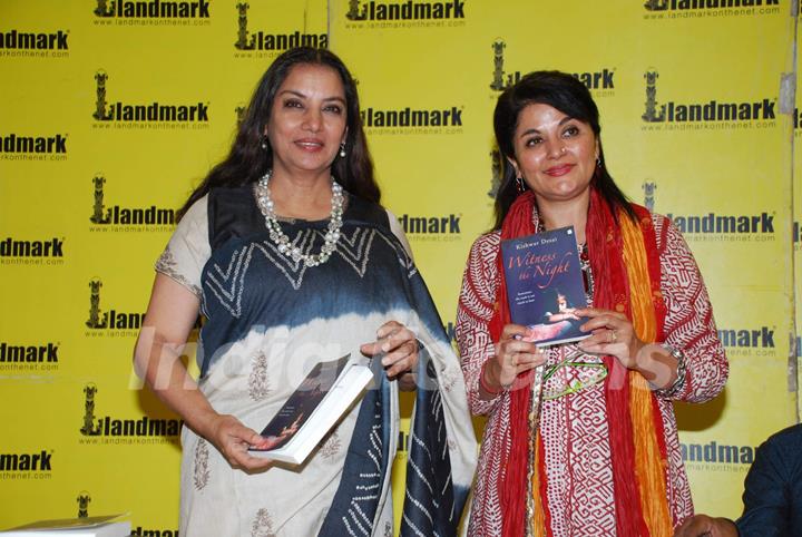 Shabana Azmi at launches Kishwar Desai''s book Witness The Night
