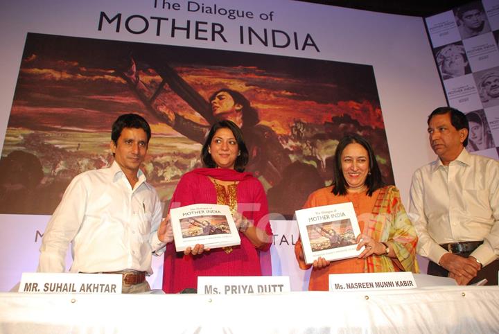 Priya Dutt launches &quot;Maother India&quot; book at Mehboob