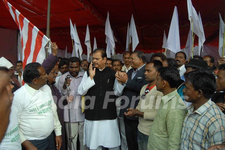 Tribal groups from several states across the country held a protest in New Delhi on Wednesday demanding they be listed under a distinct ''Religion Code'' in the 2011 population census Union Minister of Food Processing Industries Subodh Kant